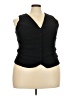 J.Crew 100% Polyester Black Tuxedo Vest Size 20 - photo 1