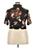 Unbranded Floral Black Short Sleeve Blouse Size 3X - photo 2