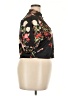 Unbranded Floral Black Short Sleeve Blouse Size 3X - photo 4