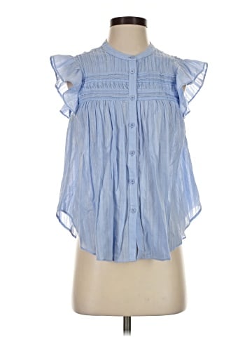 Aqua Sleeveless Blouse (view 1)