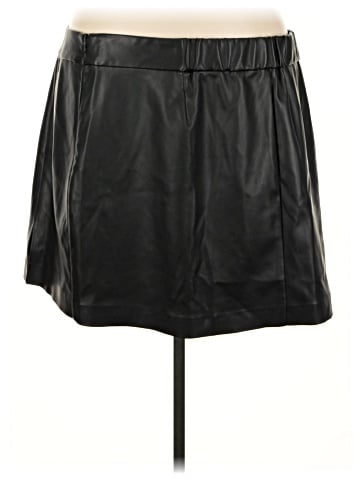 The Drop Faux Leather Skirt (view 2)