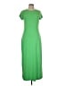 FP BEACH Solid Green Casual Dress Size L - photo 1
