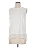 Vince. White Sleeveless Blouse Size M - photo 1