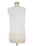 Vince. White Sleeveless Blouse Size M - photo 2