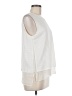 Vince. White Sleeveless Blouse Size M - photo 4