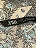 Zara Paisley Gray Long Sleeve Blouse Size L - photo 7