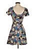 Forever 21 Tropical Blue Casual Dress Size M - photo 2