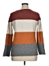 Pinque Color Block Brown Pullover Sweater Size XL - photo 2