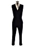 Ann Taylor LOFT Outlet Solid Black Jumpsuit Size S - photo 2