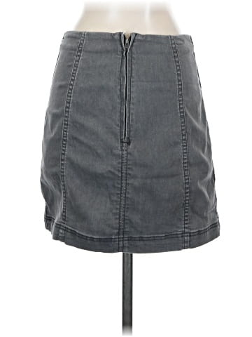 Free People Denim Skirt (view 2)