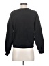 Time and Tru 100% Cotton Solid Black Pullover Sweater Size S - photo 2