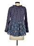 Ro's Garden Blue Long Sleeve Blouse Size S - photo 2