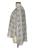 41Hawthorn 100% Polyester Houndstooth Ivory Long Sleeve Blouse Size L - photo 5