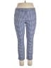 Halogen Checkered-gingham Blue Casual Pants Size 14 - photo 1