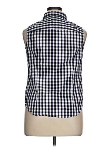 J.Crew Factory Store Sleeveless Button-Down Shirt (view 2)