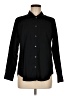 Gap Solid Black Long Sleeve Button-Down Shirt Size M - photo 1
