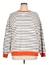 Trendy Queen Stripes Gray Sweatshirt Size XL - photo 1