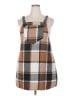 Unbranded 100% Polyester Plaid Brown Casual Dress Size 2X - photo 1