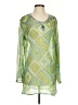 Assorted Brands 100% Polyester Green 3/4 Sleeve Blouse Size S - photo 1