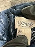 I Love H81 Stripes Blue Shorts Size M - photo 3
