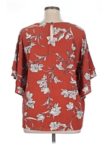 Bobeau Short Sleeve Blouse (view 2)