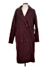 Lulus Burgundy Coat Size S - photo 1