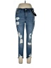 Express Hearts Blue Jeans Size 12 - photo 1
