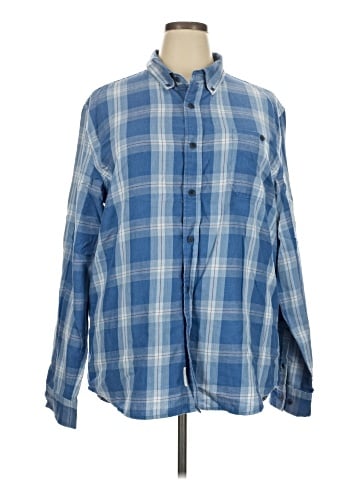 Weatherproof Long Sleeve Button-Down Shirt (view 1)