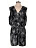 Ann Taylor LOFT Outlet 100% Polyester Floral Black Romper Size L - photo 1