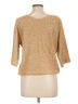 WD.NY Metallic Gold Pullover Sweater Size L - photo 2