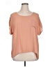 Bobeau 100% Polyester Orange Short Sleeve Top Size XL - photo 1