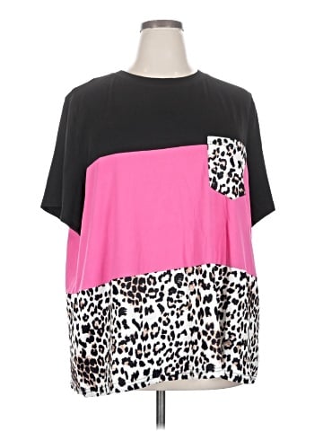 Shein Curve Short Sleeve T-Shirt (view 1)