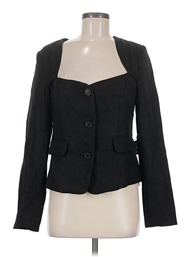Pre-owned Lulus Blazer Jacket In Black