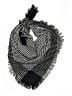 Unbranded Houndstooth Black Scarf One size - photo 1