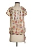 a.n.a. A New Approach 100% Polyester Ivory Short Sleeve Blouse Size S - photo 1