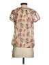 a.n.a. A New Approach 100% Polyester Ivory Short Sleeve Blouse Size S - photo 2