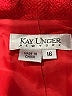 Kay Unger 100% Silk Red Silk Blazer Size 16 - photo 6