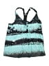 Unbranded Tie-dye Teal Swimsuit Top Size 3X - photo 1