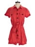 Unbranded 100% Cotton Red Romper Size S - photo 1