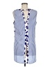 CAbi 100% Polyester Blue Sleeveless T-Shirt Size M - photo 2