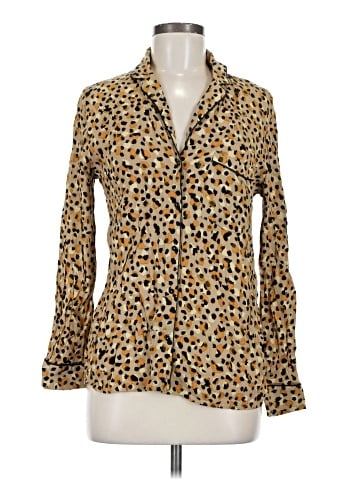 Zara Basic Long Sleeve Blouse (view 1)
