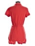 Unbranded 100% Cotton Red Romper Size S - photo 2