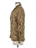 Zara Basic Animal Print Gold Long Sleeve Blouse Size M - photo 5