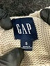 Gap 100% Cotton Stripes Ivory Turtleneck Sweater Size S - photo 7