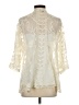 Assorted Brands 100% Cotton Ivory 3/4 Sleeve Blouse Size S - photo 2