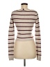 Prince & Fox Stripes Burgundy Pullover Sweater Size M - photo 2