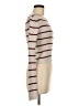 Prince & Fox Stripes Burgundy Pullover Sweater Size M - photo 4