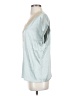 Mirol Silver Short Sleeve Blouse Size S - photo 5