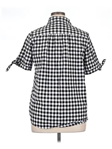 Roaman's Short Sleeve Button-Down Shirt (view 2)