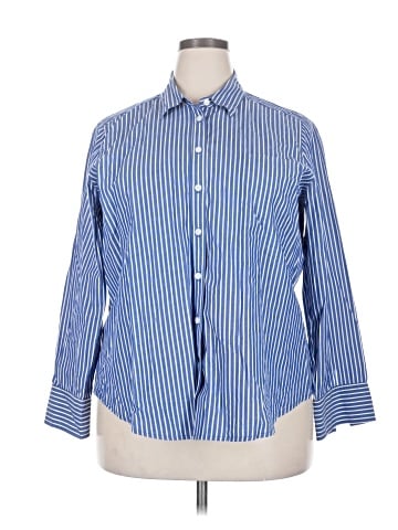 Elizabeth and James Long Sleeve Button-Down Shirt (view 1)